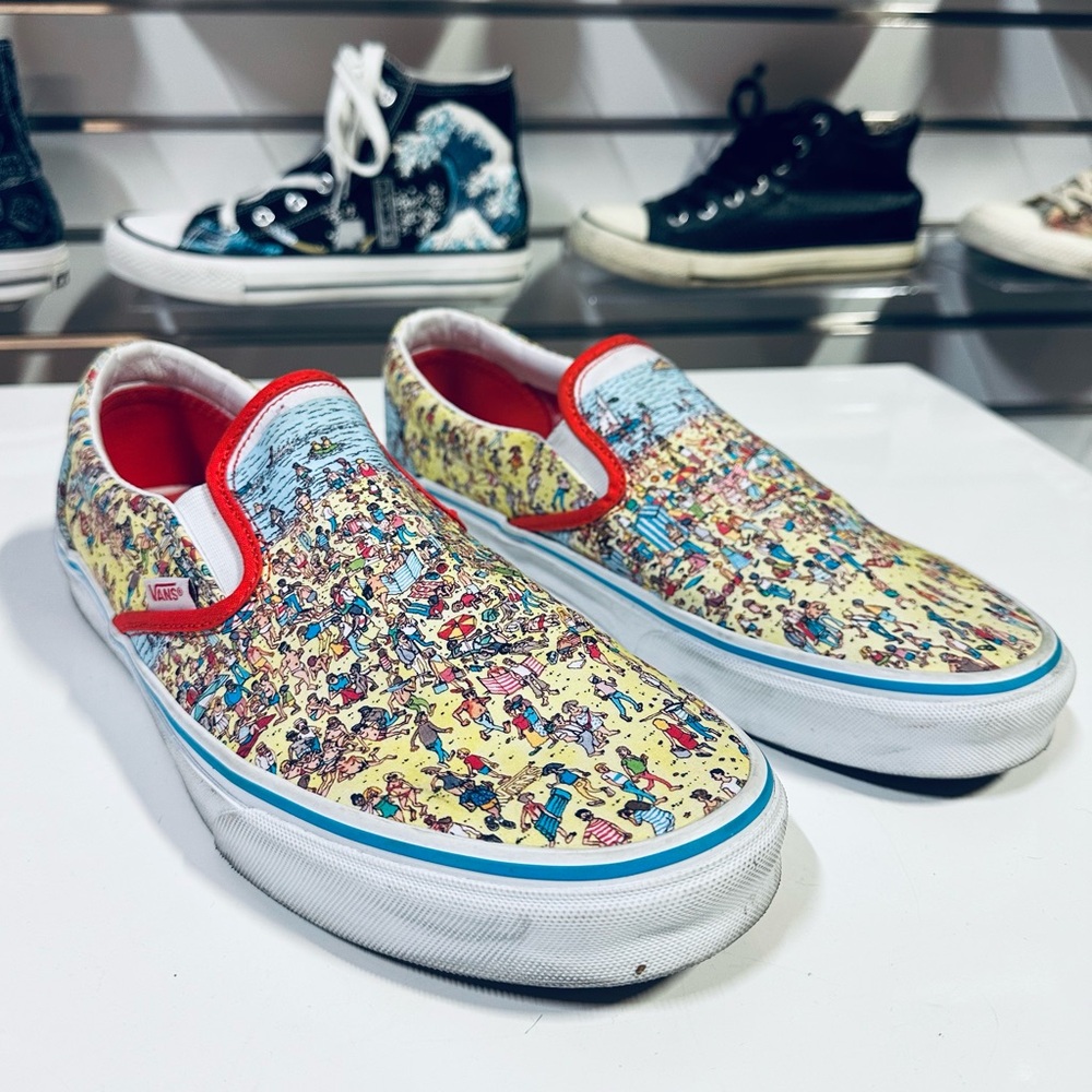 Where’s WALDO x Vans Classic Slip-On Sneakers